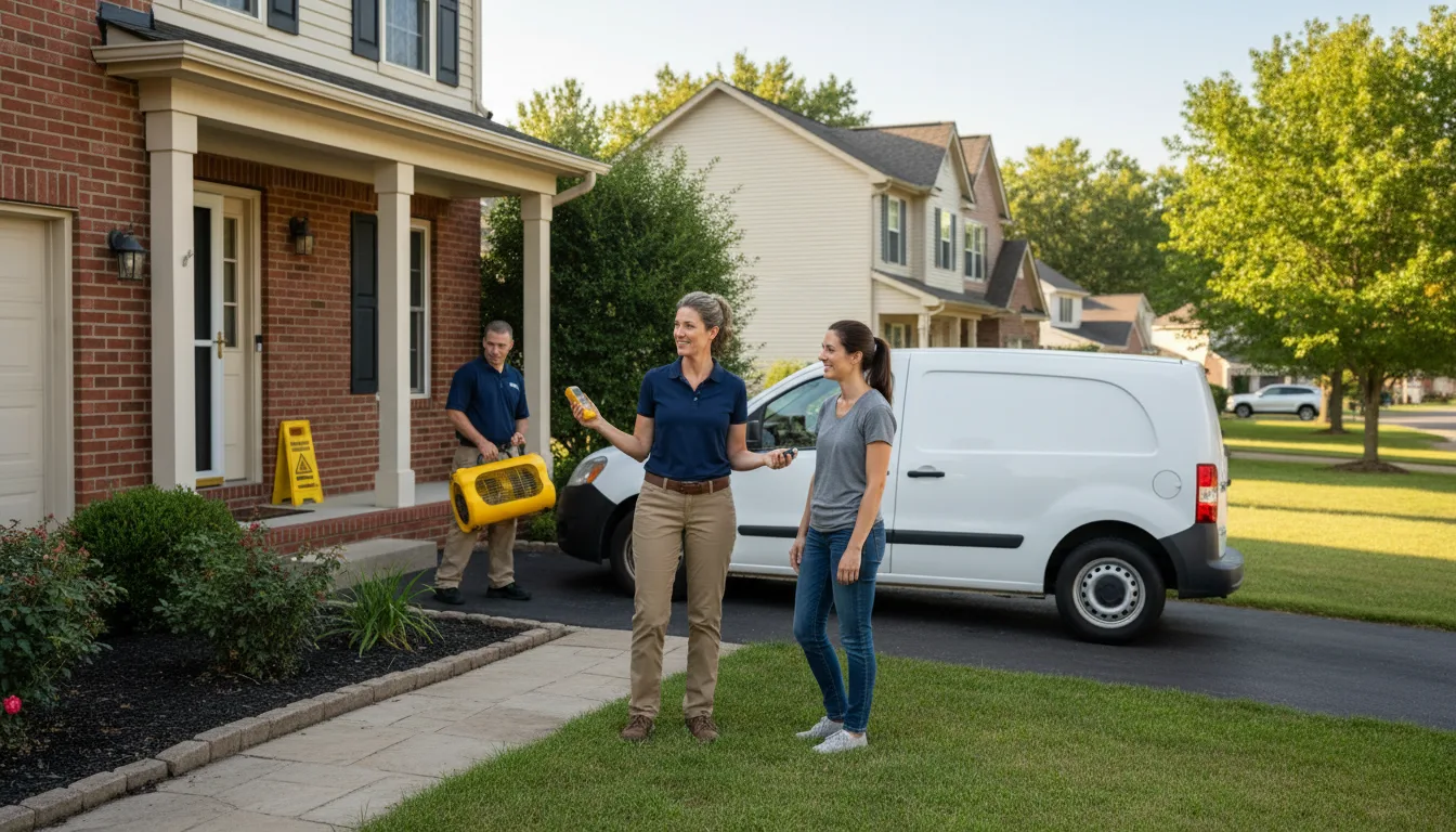Residential water damage restoration in Sparrow Bush, NY